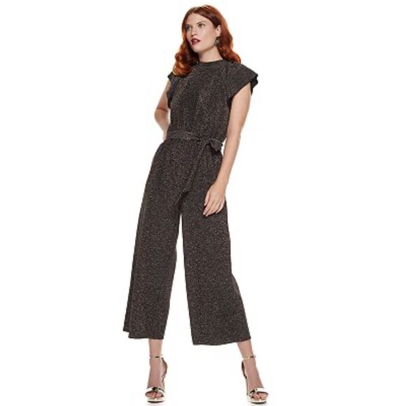Nine West • Flutter Sleeve Sparkly Jumpsuit - Picture 10 of 10